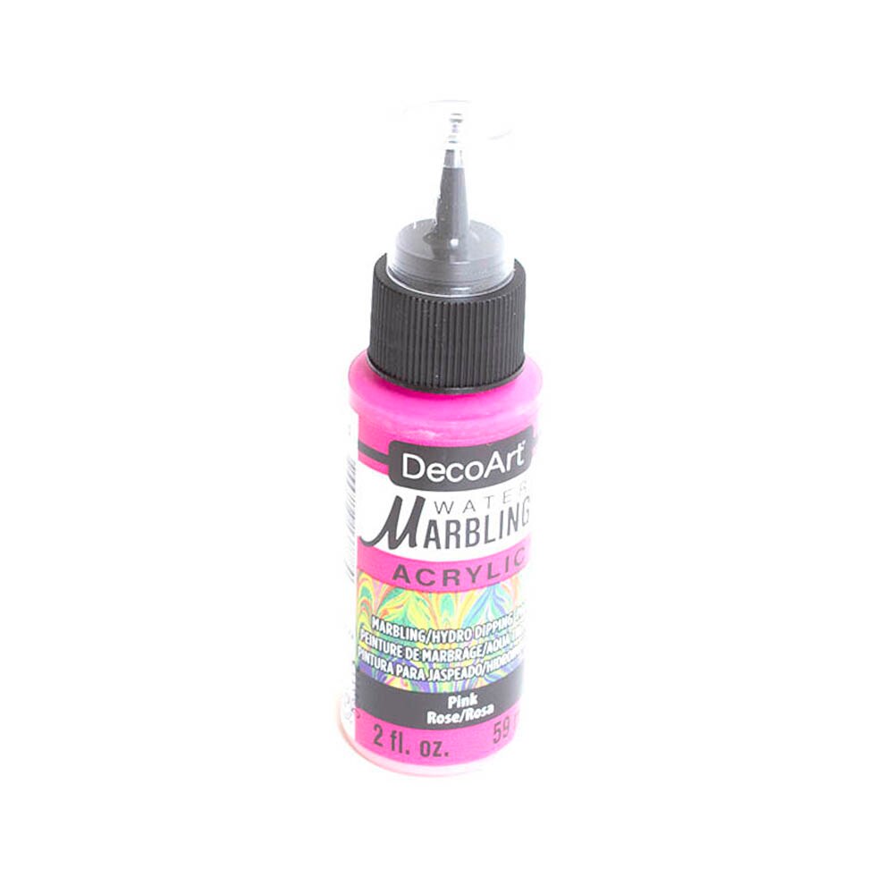 DecoArt, Paints, Art & School, Water Marbling, 2 ounce, 675003, Pink